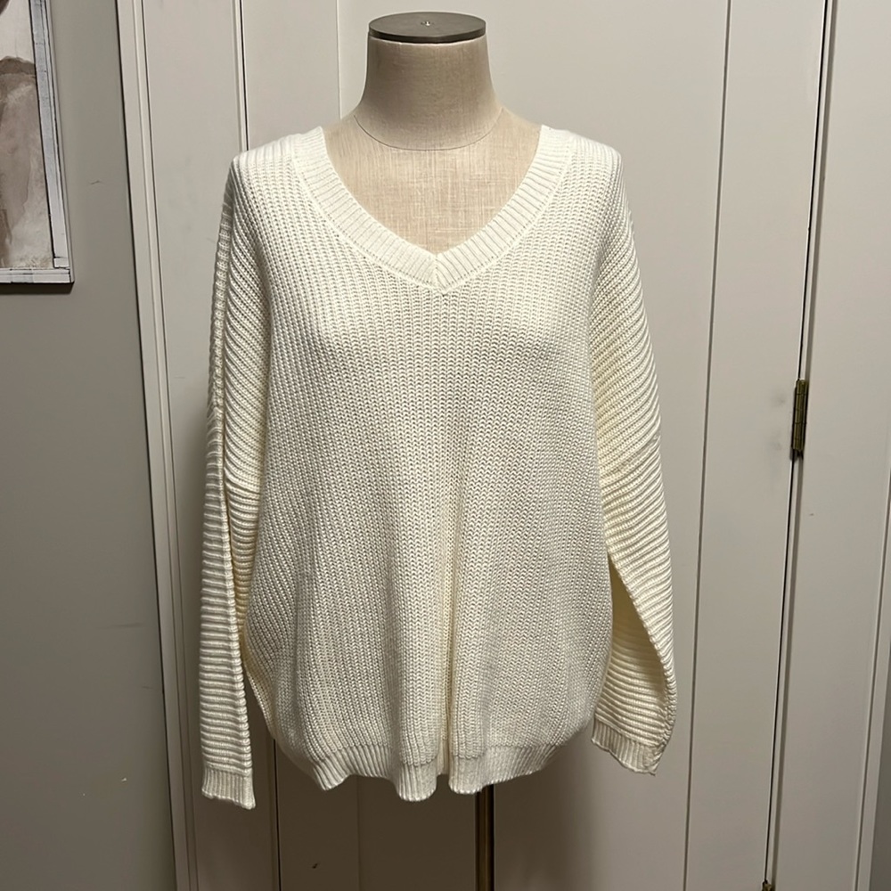 Boutique Open Back Sweater